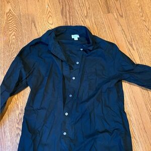 J. Crew Black Button Down Shirt